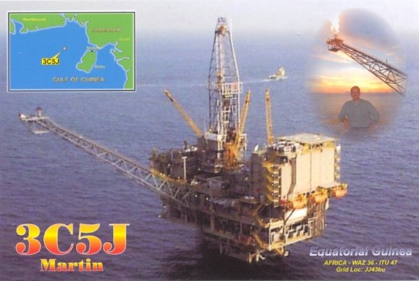 3C5J QSL Front