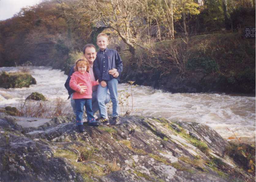 Me, Craig & Lana @ Cenarth Falls, Pembrokeshire