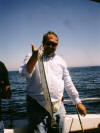 Clive Jones with his a nice 2lb garfish