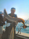 Ron Webb with a nice Ling of approximately 12lbs taken on the same trip that I had my first Conger