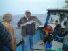 Martin Lewis with his first ever Tope - estimated at 22lb by Aldebaran Skipper Dave Taylor