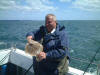 Terry Holder with a nice Turbot taken onboard 'Wildcat'