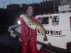 Some fine pics follow of Eddie Pritchard with a superb 32lb Cod taken on 'Enterprise' out of Swansea