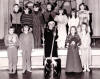 A photo of a school play from around 1978. The little witch in the centre of the photo is our very own Miss Picton who is now an LSA at the Junior Site.